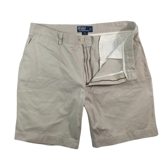 SH403 Mens POLO Ralph Lauren Designer PROSPECT Chino Shorts 35 - Picture 1 of 6